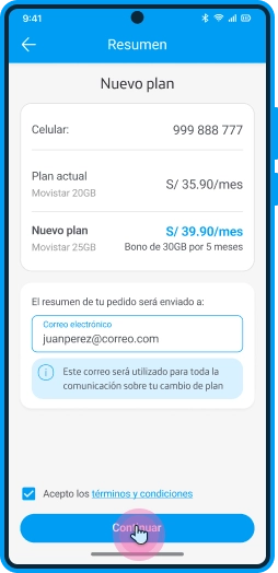 Movistar automático